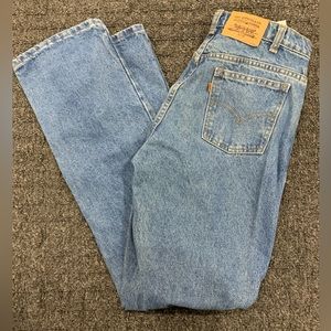 VINTAGE LIGHT WASHED LEVI’s 619 ORANGE TAB